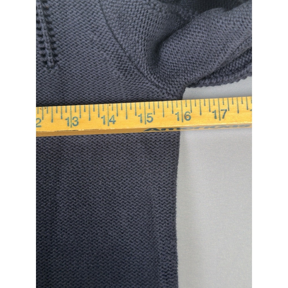 Lauren Ralph Lauren Marmie Puff Sleeve Knit Sweater Women's Small Navy - Picture 5 of 7